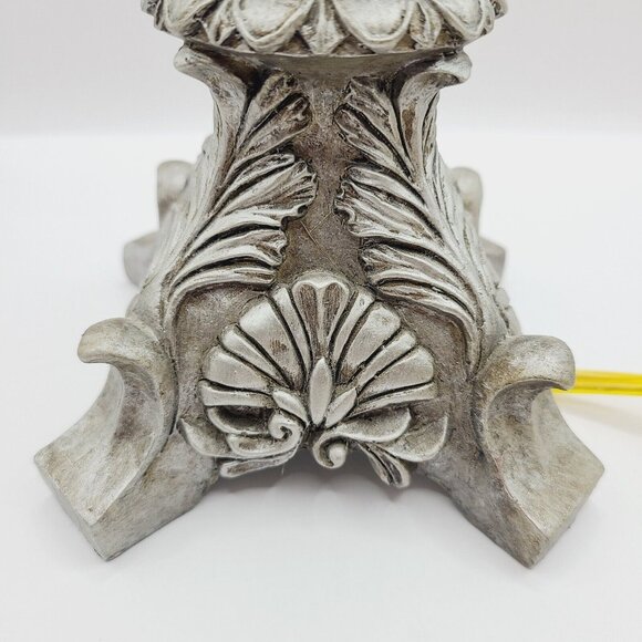 Table Lamp Urn Style Neoclassical 12"Tall Plaster Resin Column Design Tested VTG - Picture 5 of 12